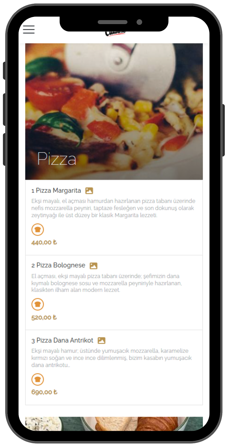QR Menu Tasarımı 1
